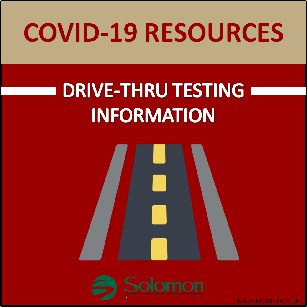 COVID-19 RESOURCES | Drive-Thru Testing Information